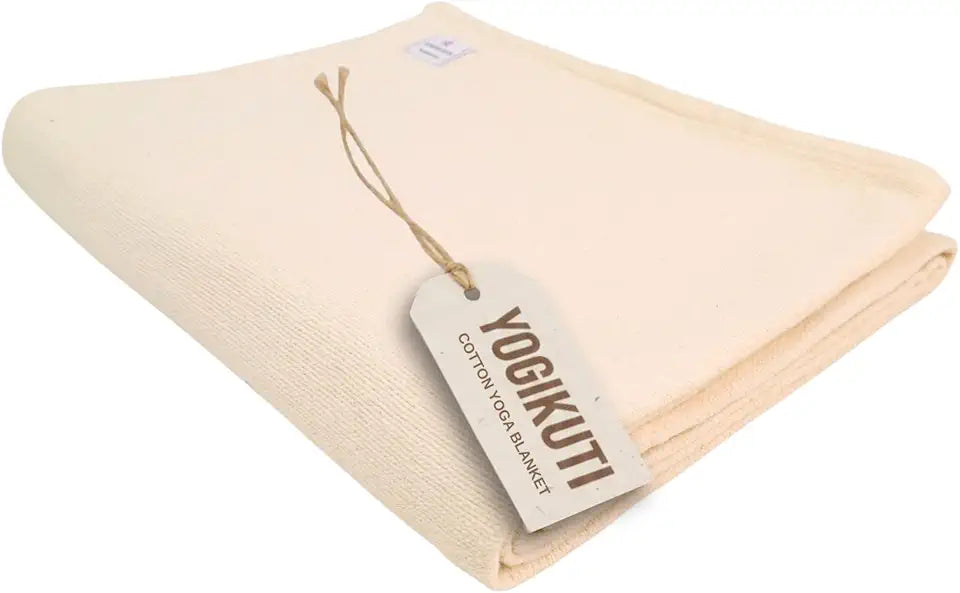 Yogikuti Handwoven Cotton Iyengar Yoga Blanket Main image