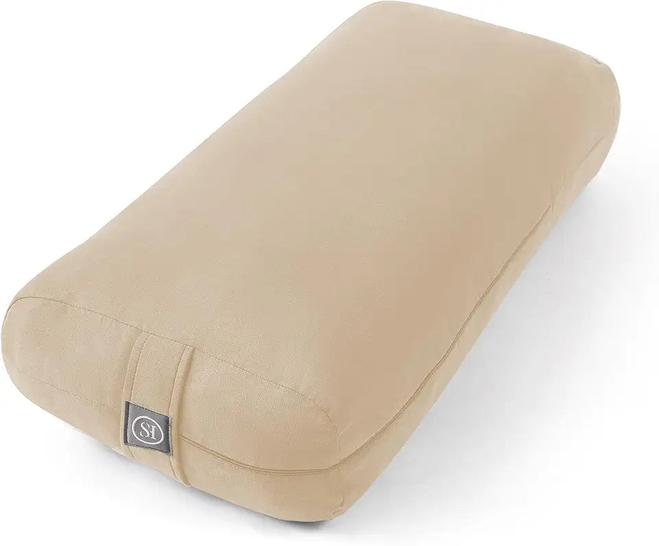 Buckwheat Hull Restorative Yoga & Meditation Bolster Cushion Main image