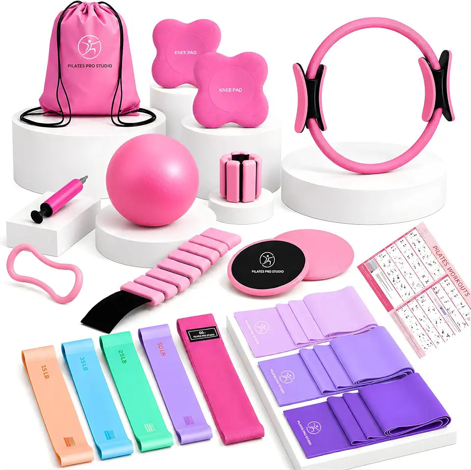 20-in-1 Complete Home Pilates & Fitness Workout Kit Main image