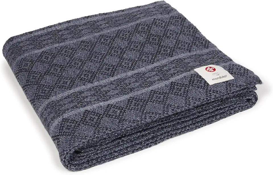 Manduka Recycled Cotton Yoga Blanket (Thunder Grey) Main image