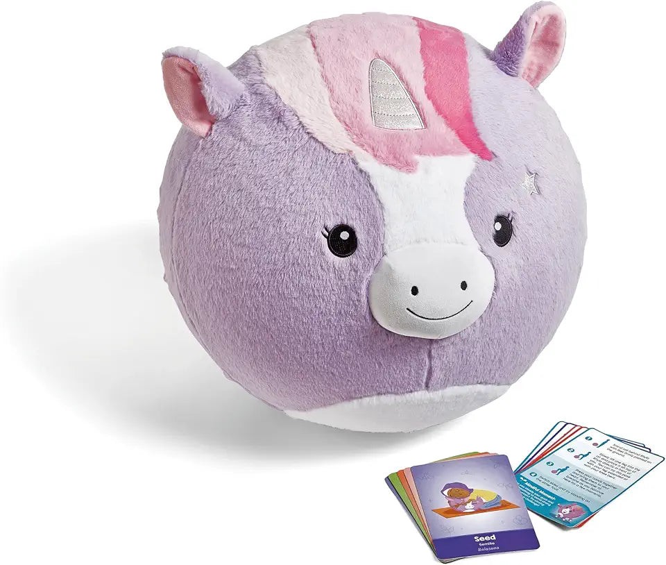 hand2mind Unicorn Kids Exercise & Sensory Yoga Ball Buddy Main image