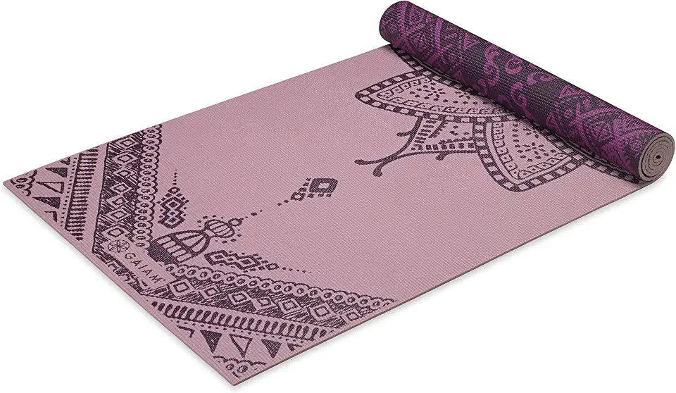 Gaiam Premium Reversible Print Yoga Mat (6mm) Main image